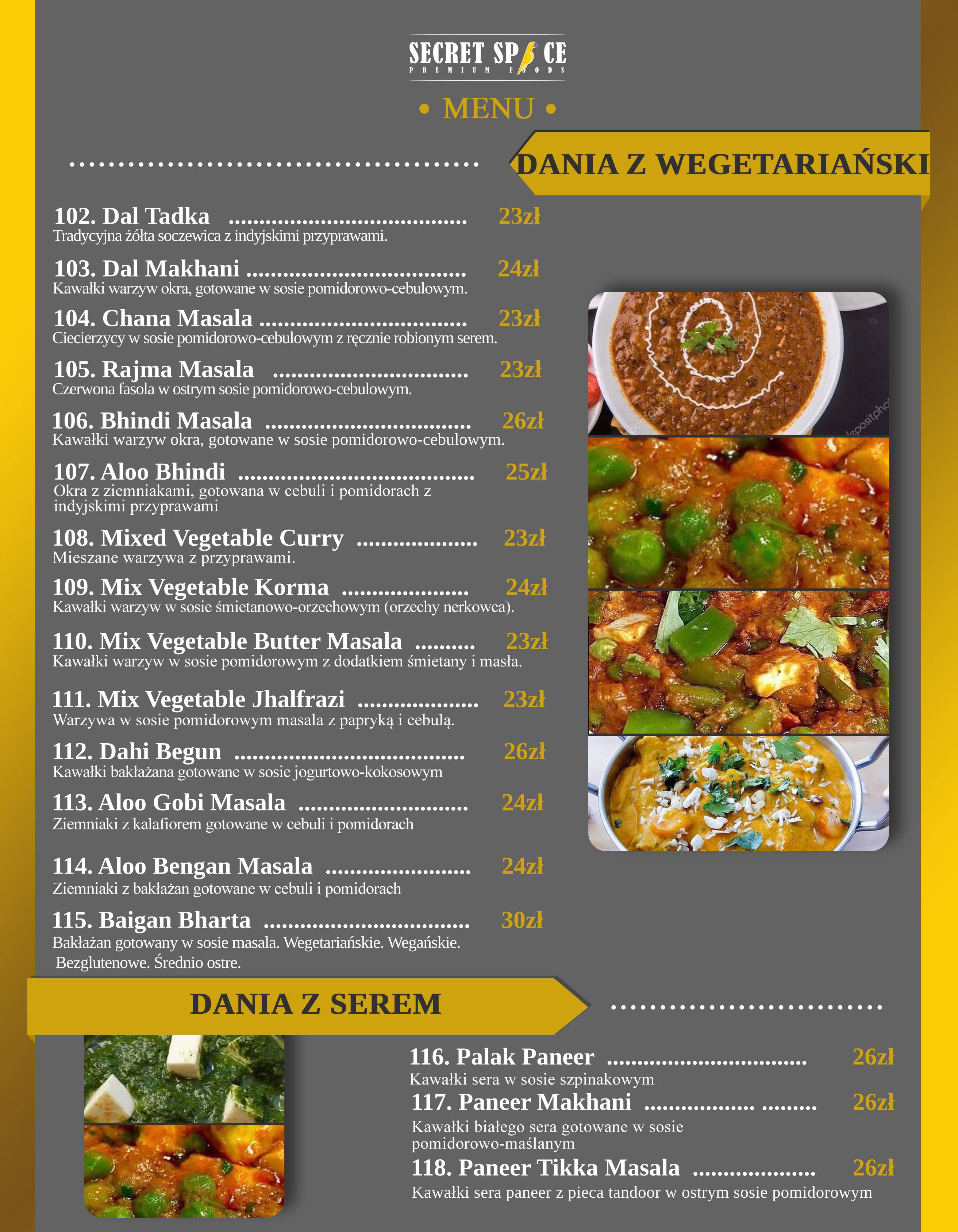 menu for book page 7