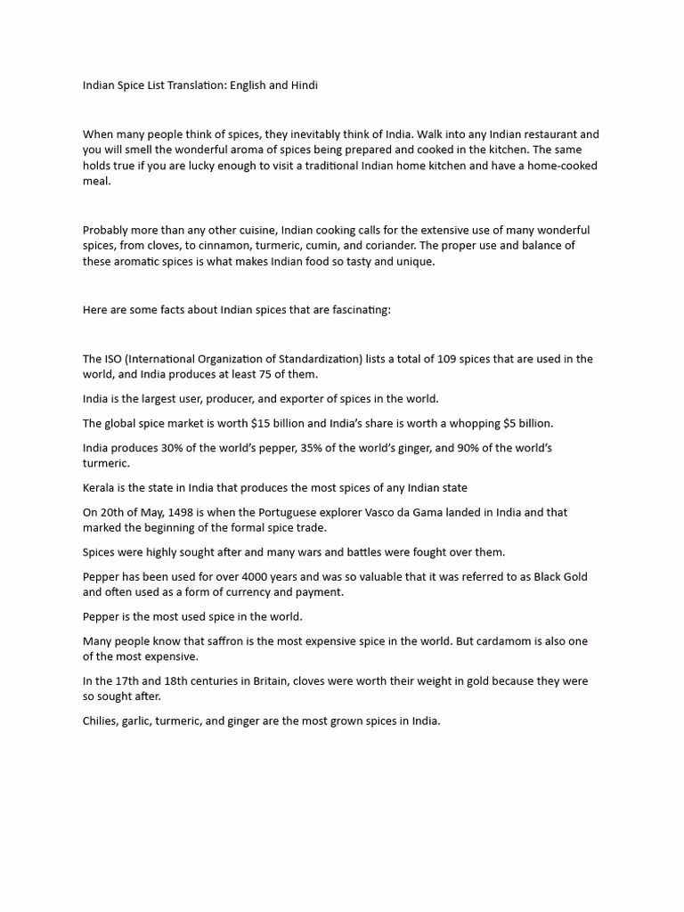 Which country produces the most spices in the world?