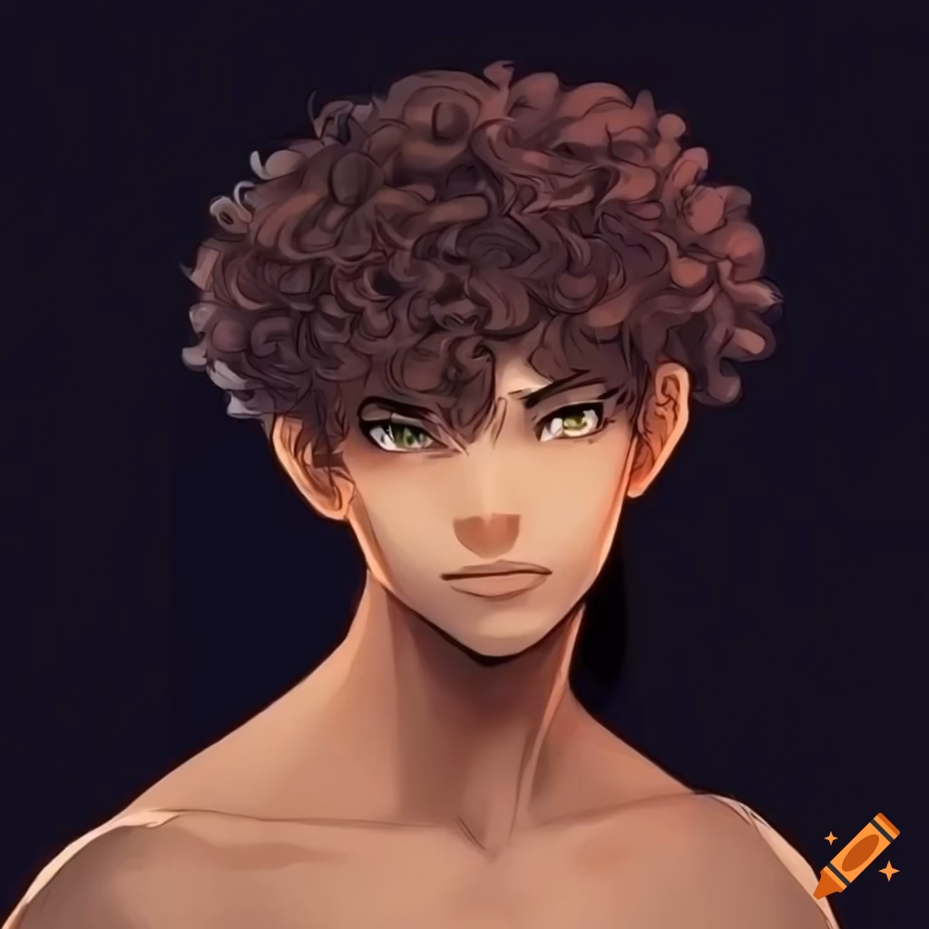 Why do anime guys with curly hair look so cool?