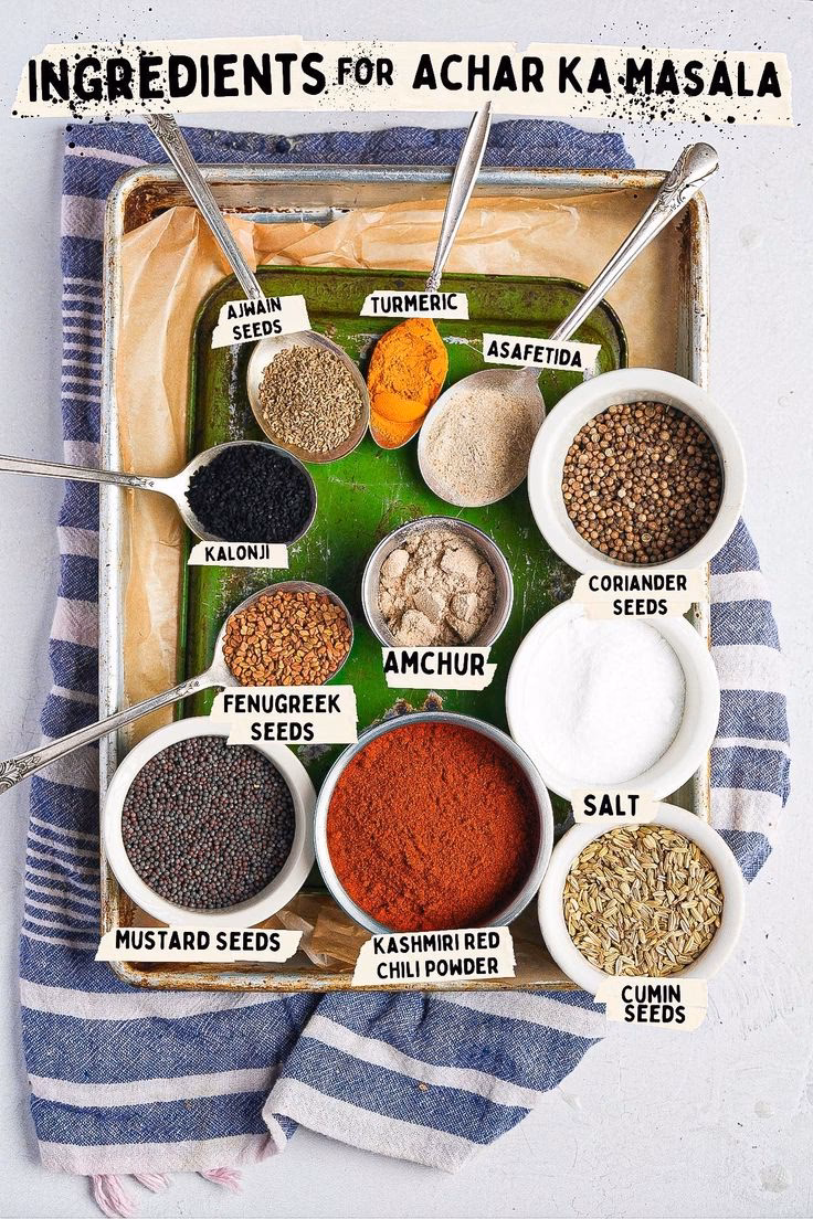 What are Achar masala ingredients?