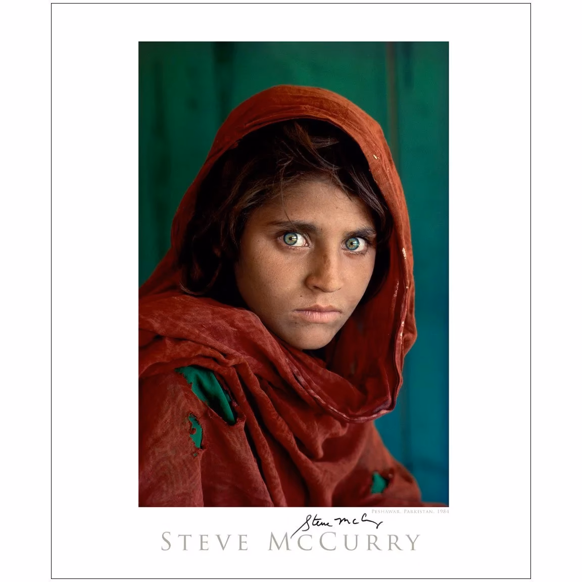 Why is the Afghan girl known as 'the Afghan girl'?