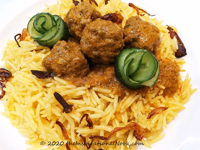 What kind of meat is used in kofta Curry?