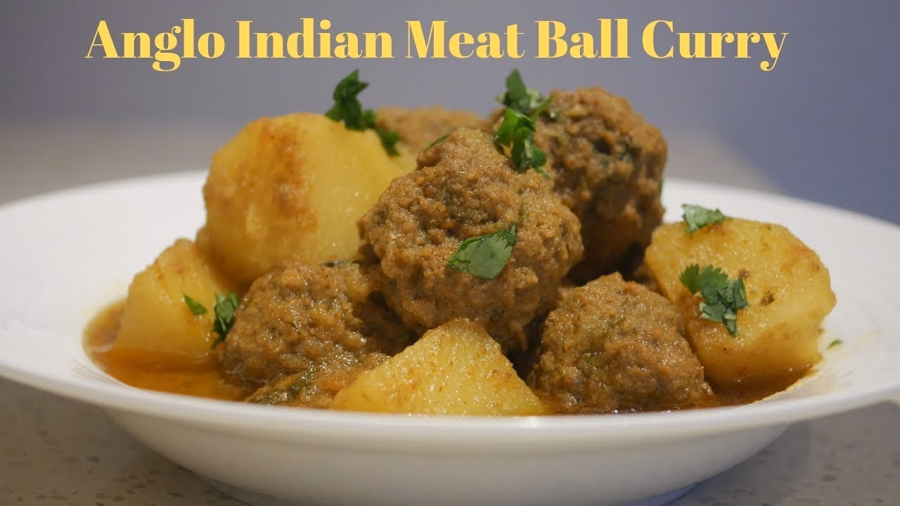 What is Anglo-Indian ball curry?