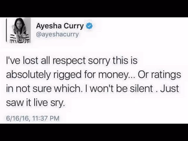 Did Stephen Curry throw his mouthpiece at his wife after Game 6?