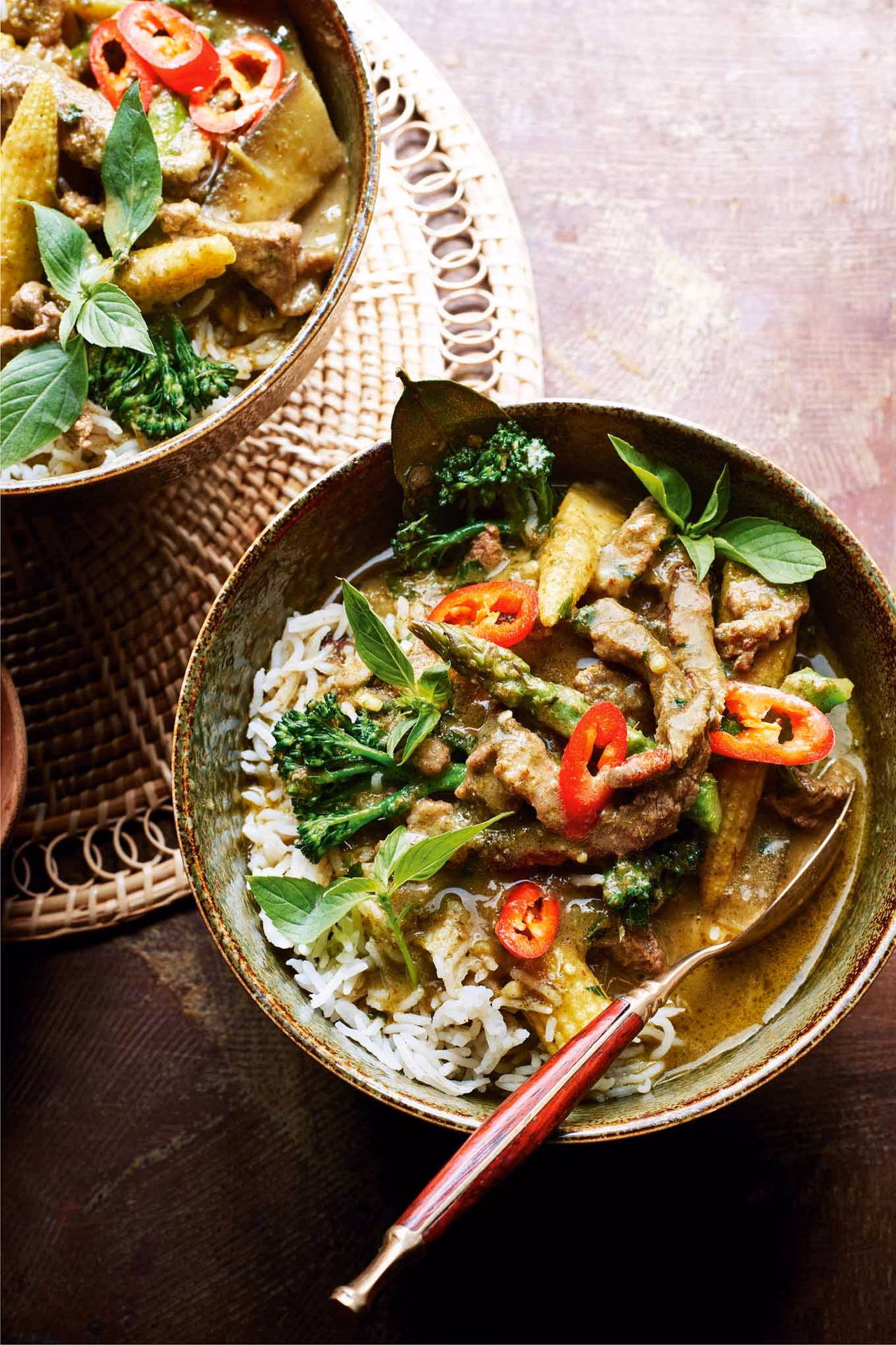 What is green curry in Thailand?