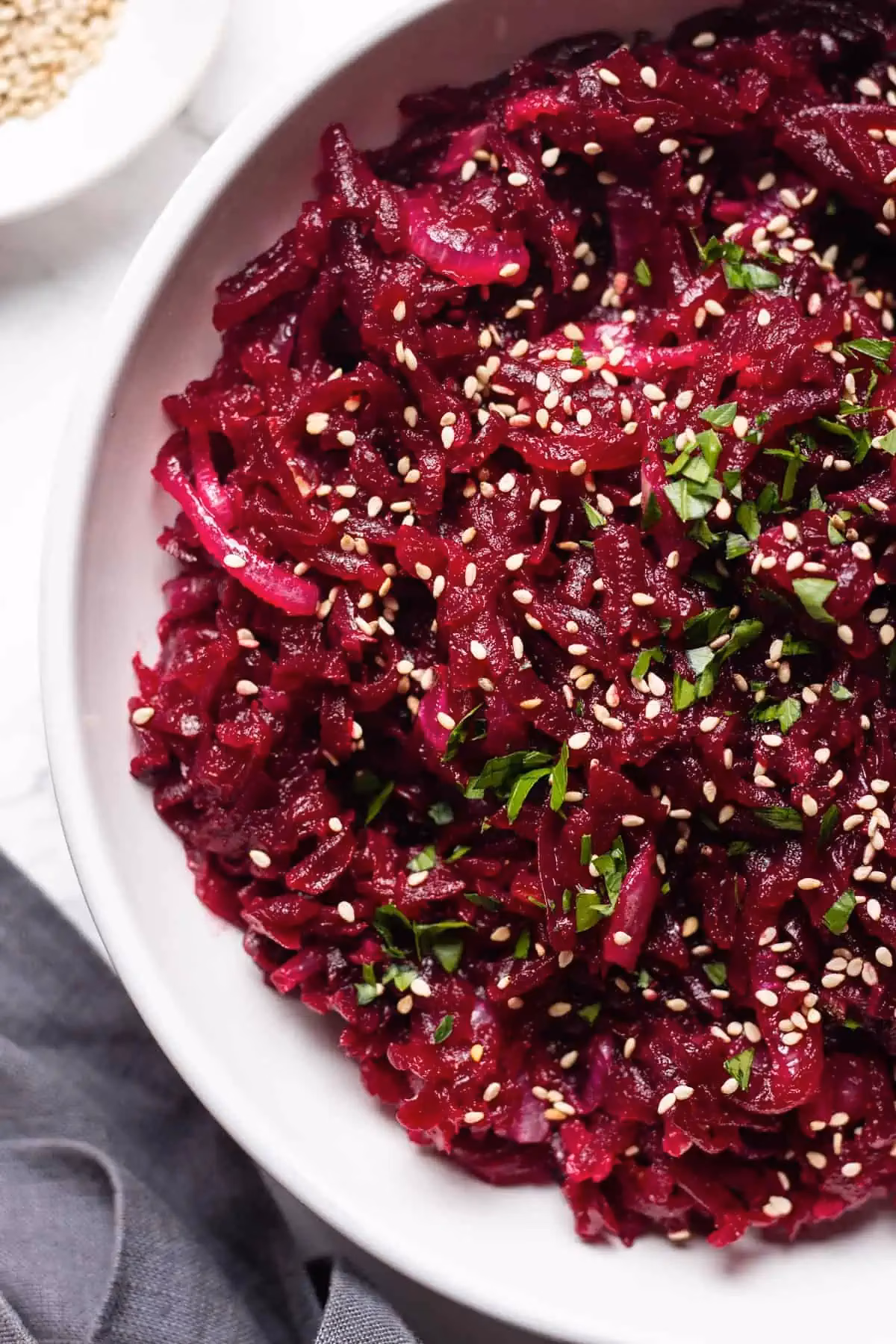 How do you spice up roasted beets?