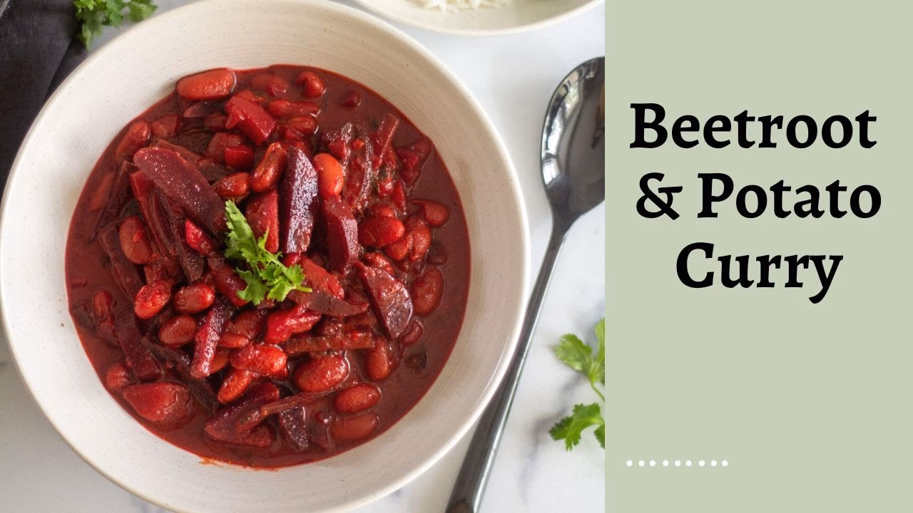 What to eat with beetroot & potato curry?