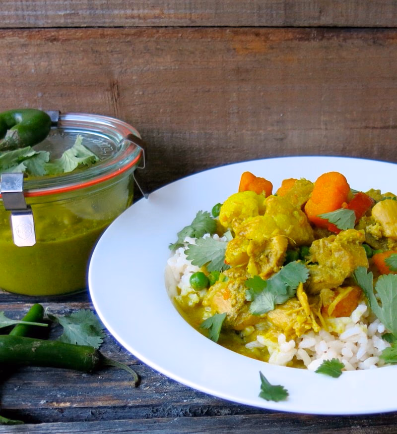 How to cook Thai green curry in a hurry?