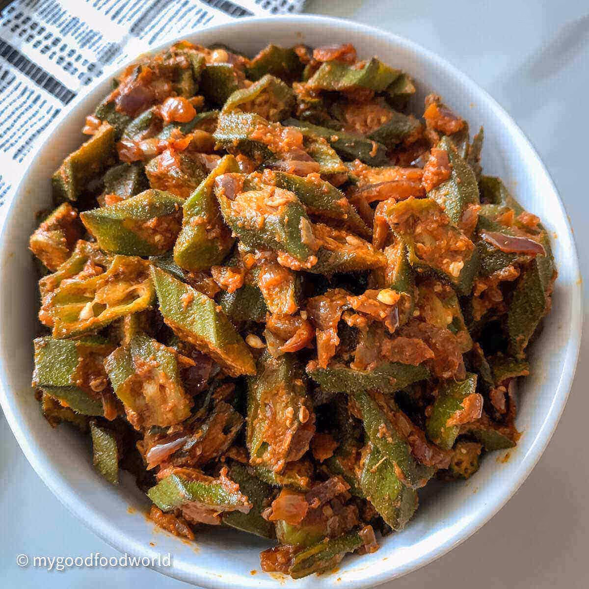 What is bhindi okra & masala?