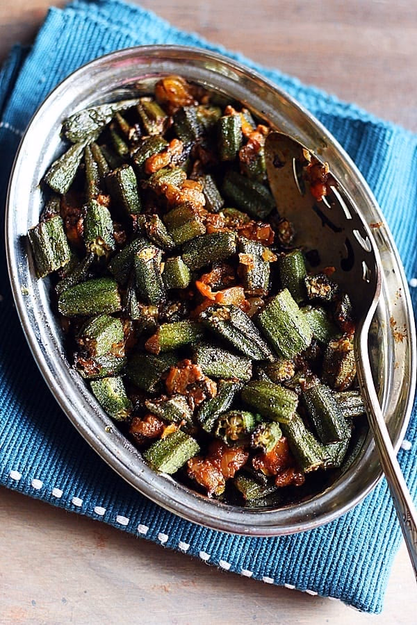 What is bhindi okra & masala?