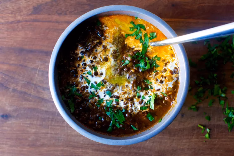 How long does it take to make black lentil curry?
