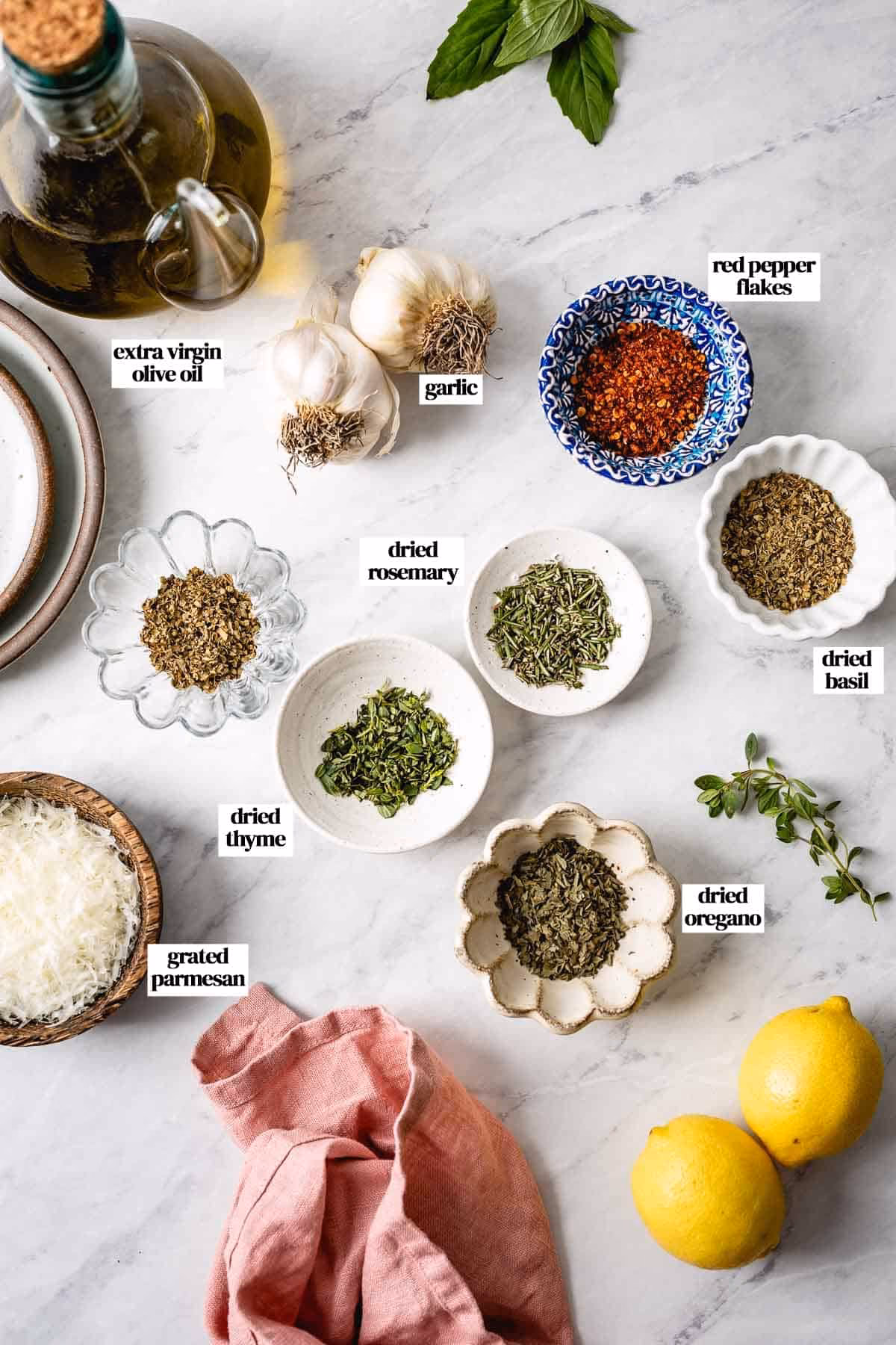 How to season olive oil for dipping bread?