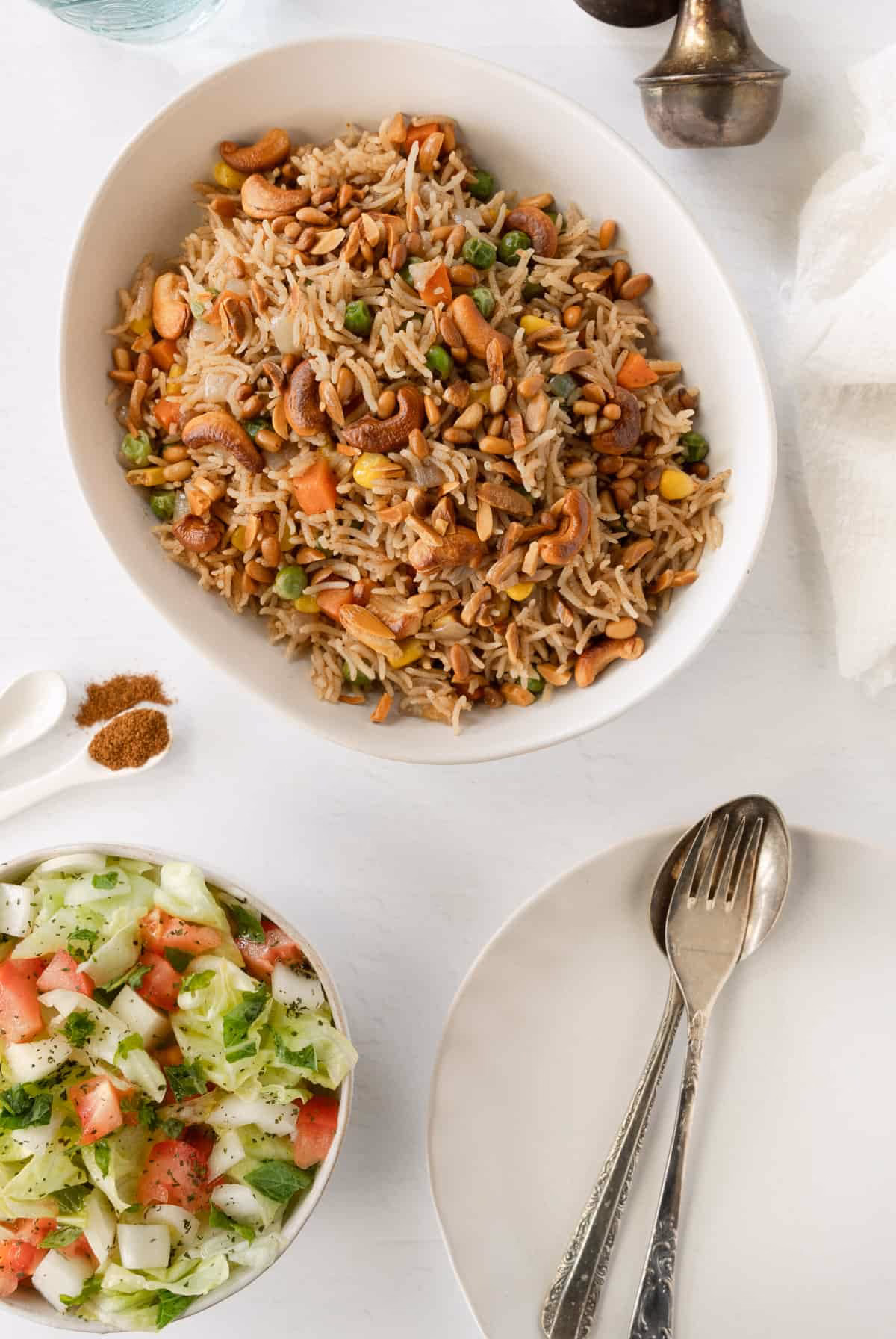 What to eat with Lebanese rice?