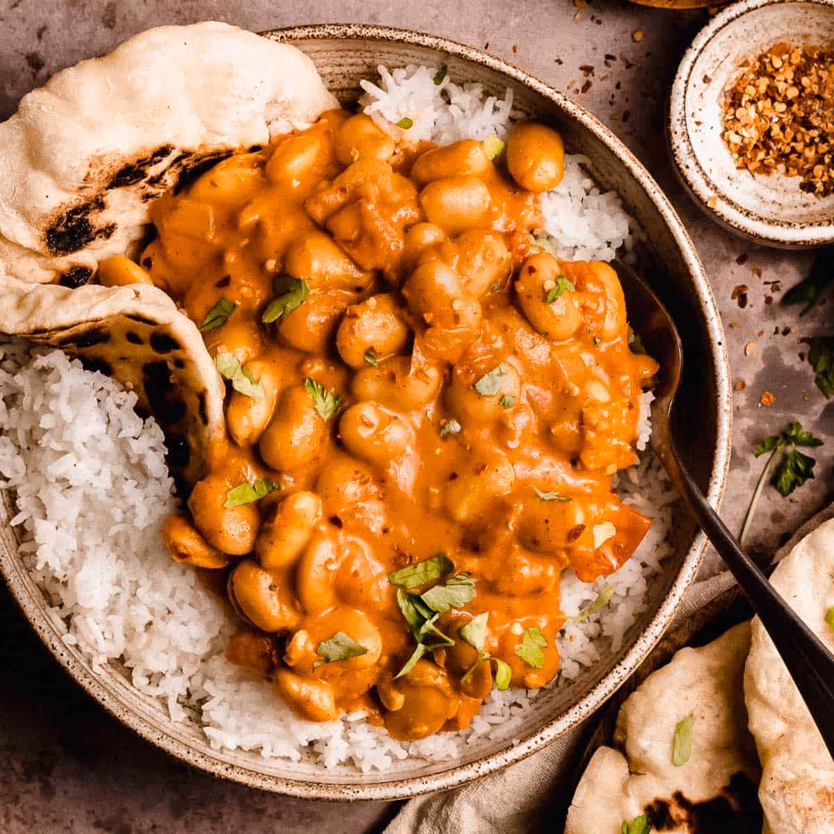 How long does it take to make butter bean curry?