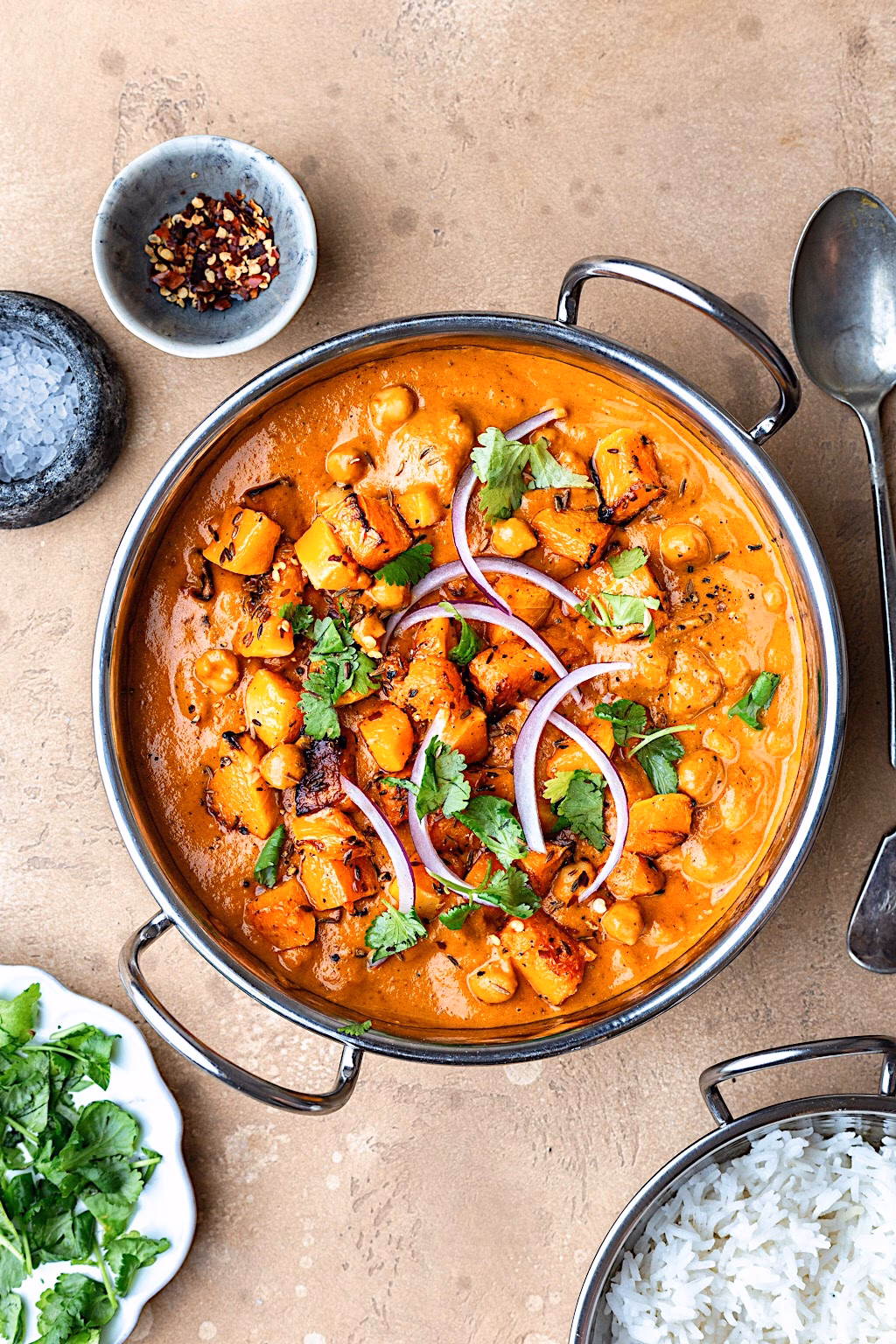 What can I add to butternut squash Curry?