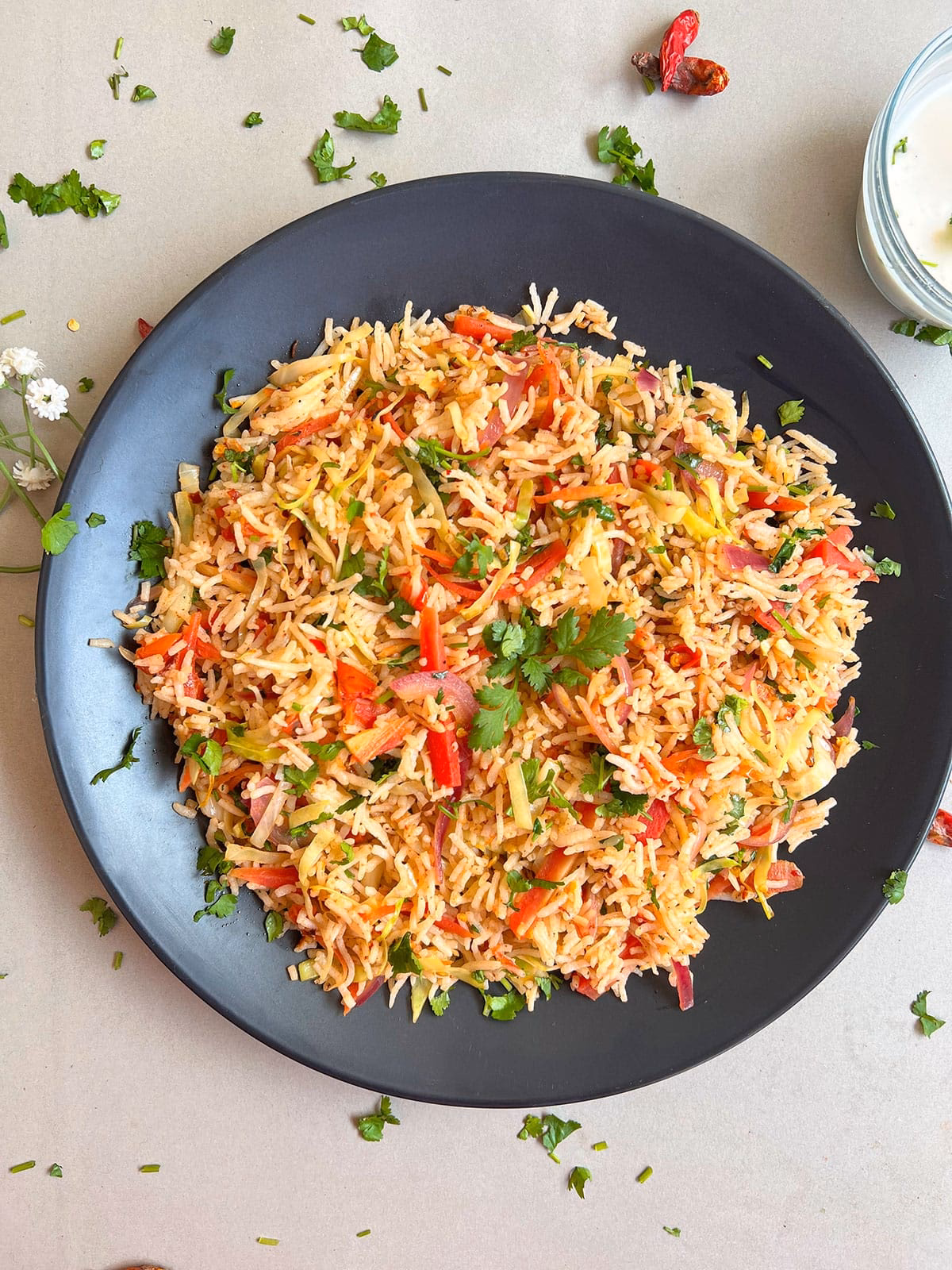 What to eat with masala fried rice?