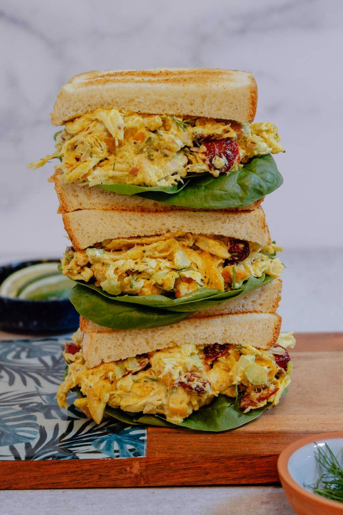 Can you eat a curry chicken salad sandwich?