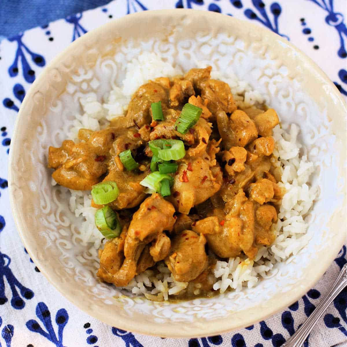 What is a healthy alternative to Chinese chicken curry?