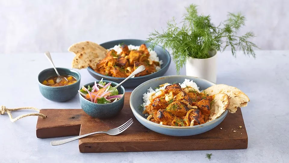 Is chicken tikka masala a British national dish?