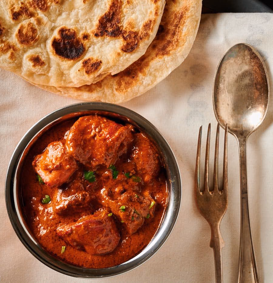 Do Indians eat chicken tikka masala?