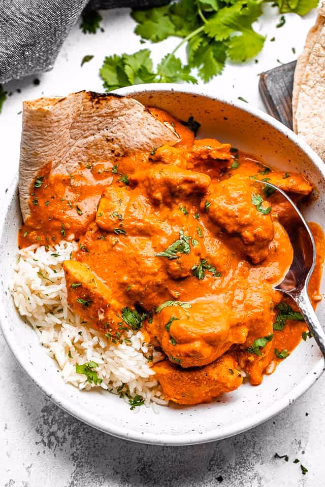 What to eat with butter chicken & tikka masala?