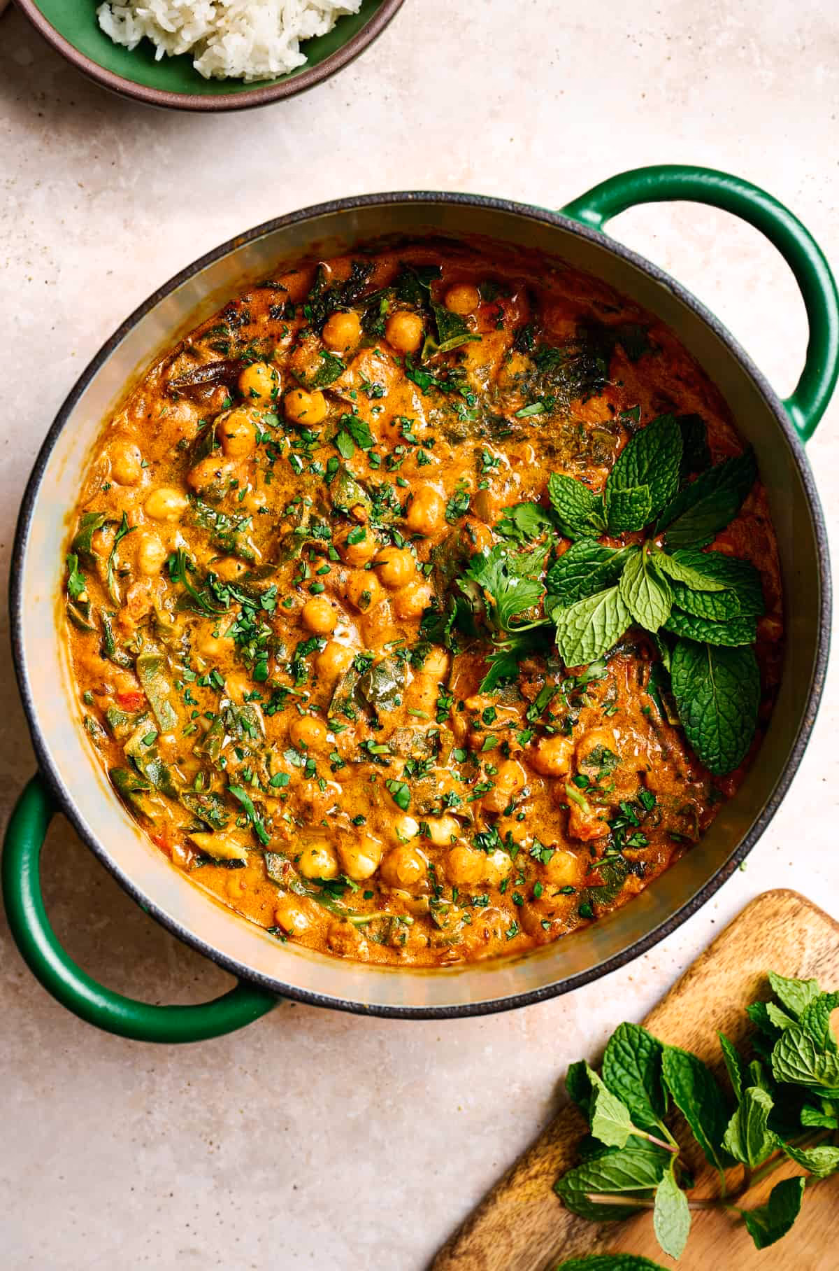 How long does it take to cook chickpea curry?
