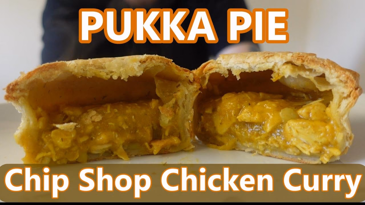 What is a pukka chip shop Chicken Curry pie?