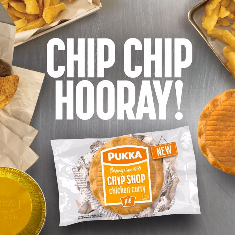 What's in a chip shop Pukka pie?