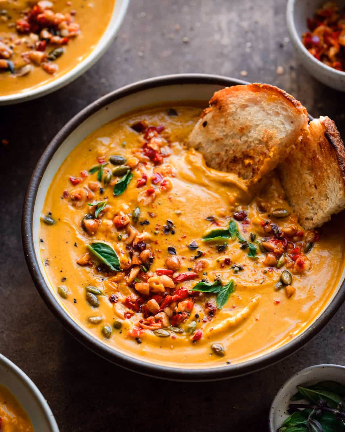 What is Thai coconut pumpkin soup?