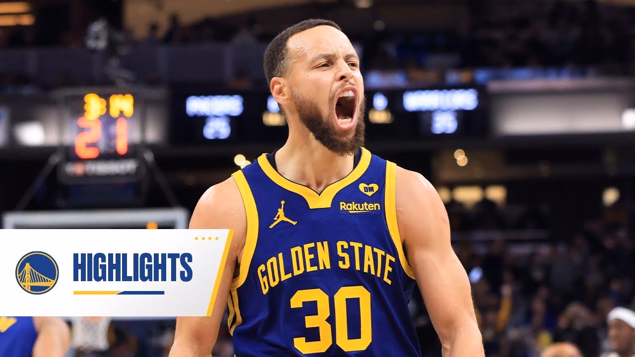 How many PTS & threes for Stephen Curry?