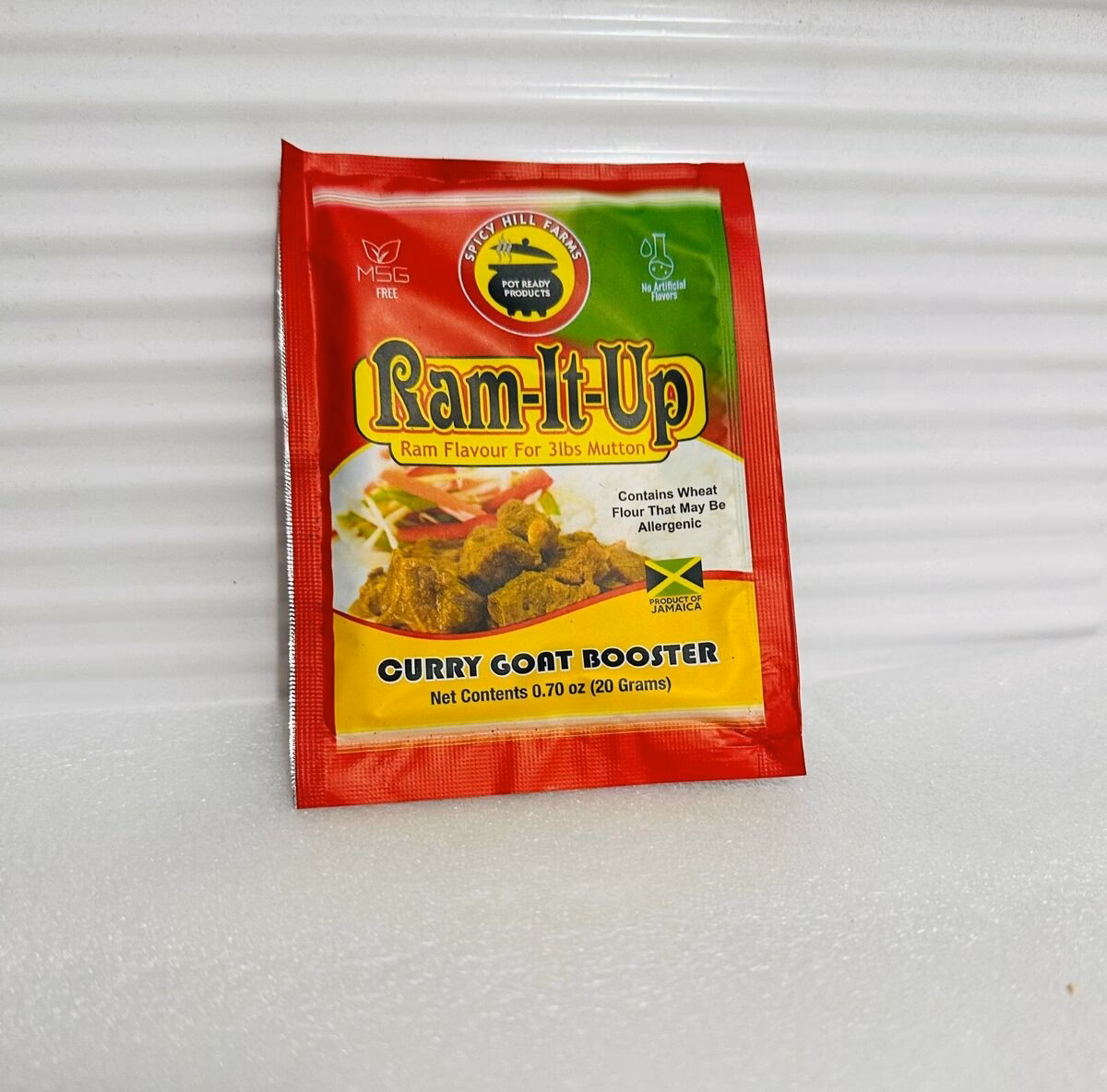 What is RAM-it-up curry goat booster?