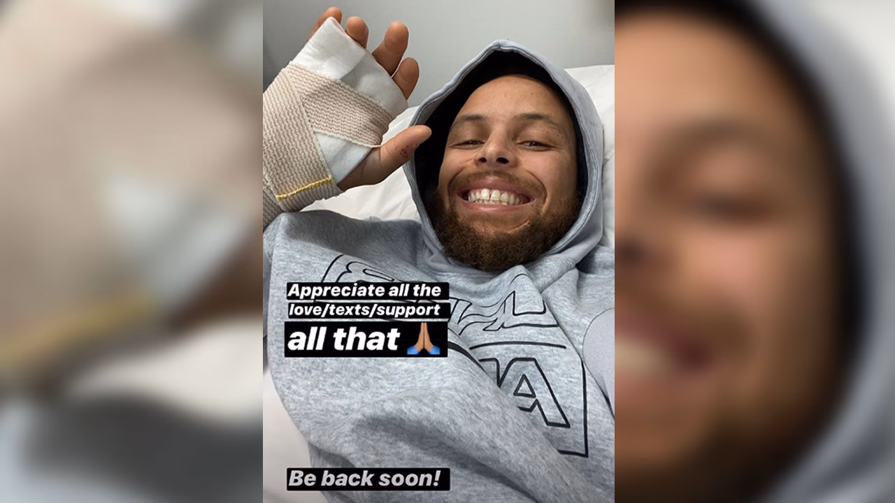 Did Stephen Curry get a second surgery to remove pins?