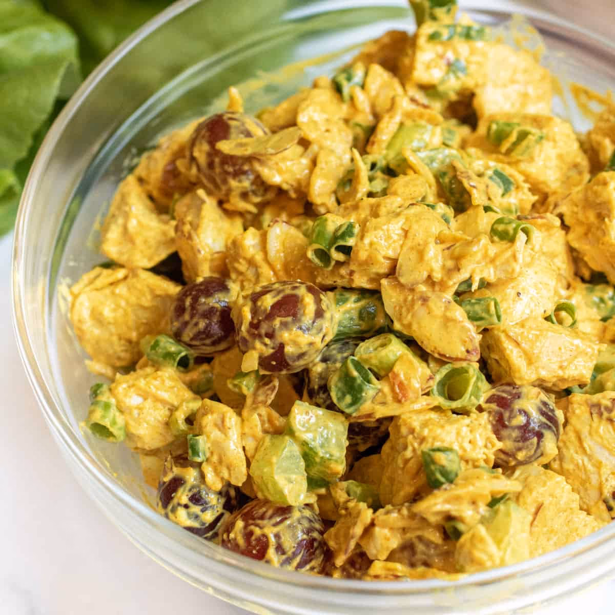 What is curry chicken salad?