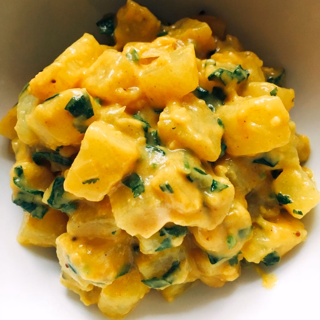 How do you cook daikon in ketchup?