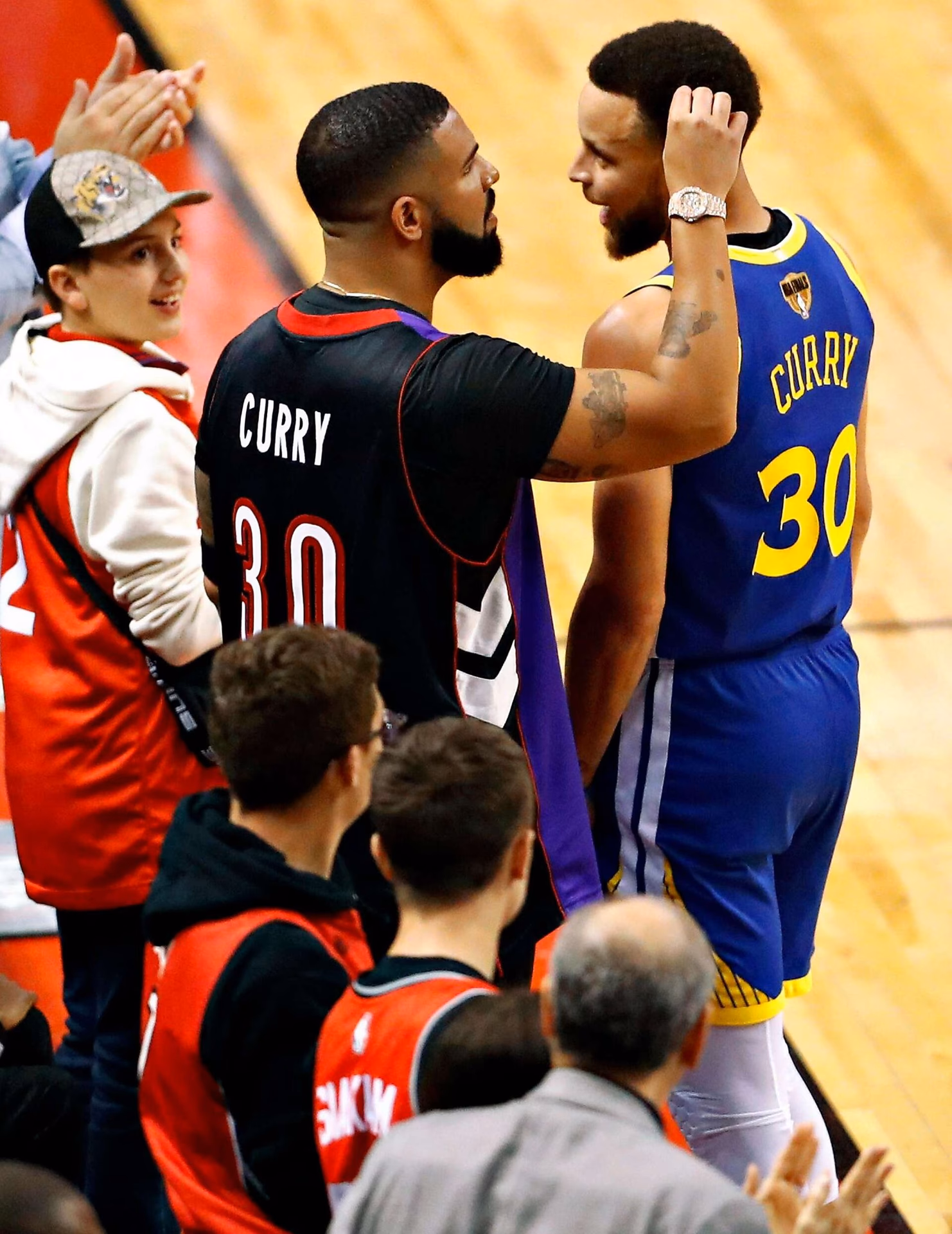 Did curry support Drake?
