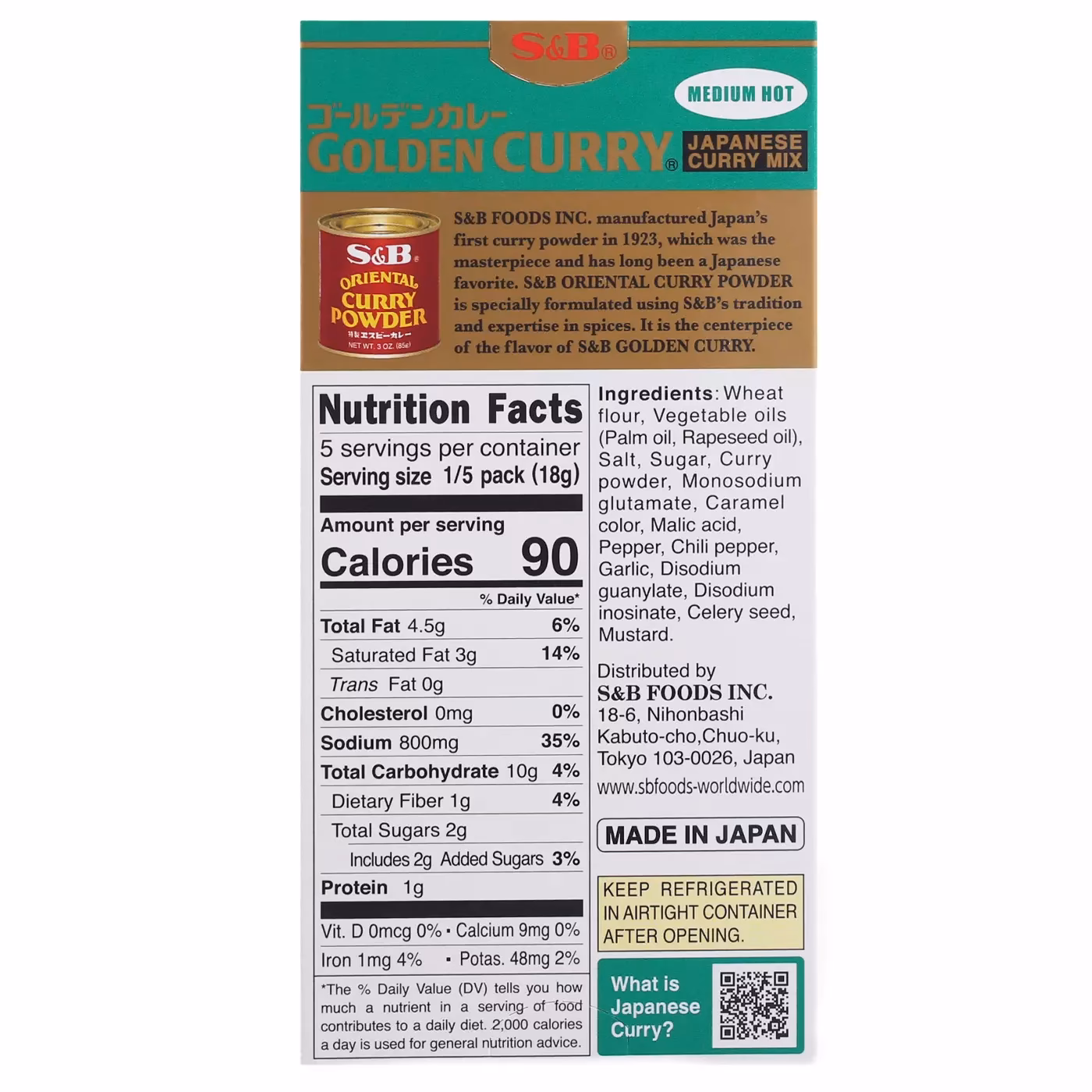 How many calories are in curry powder?