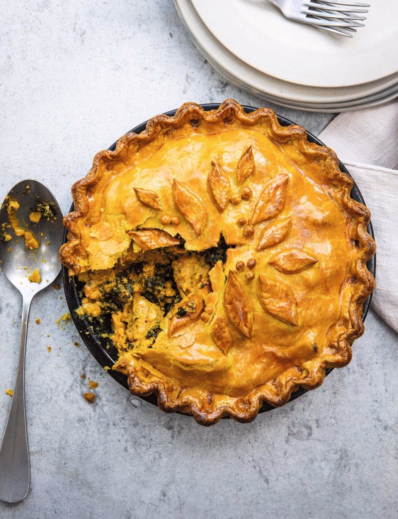 How to cook curried chicken pot pie?