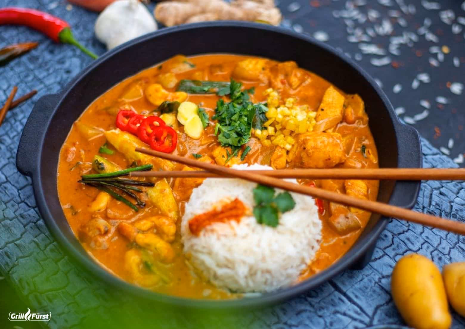 Wie bereitet man Currypulver zu?