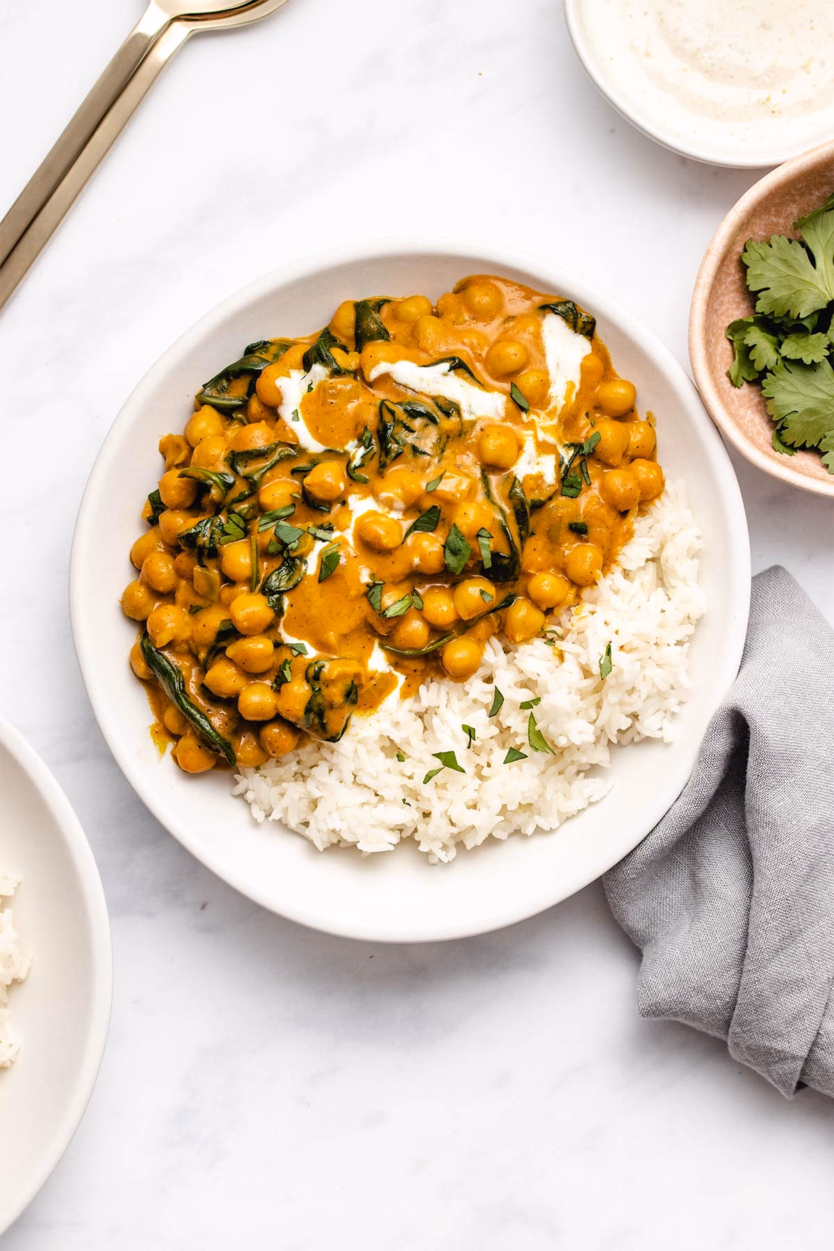 Is chickpea and spinach Curry healthy?