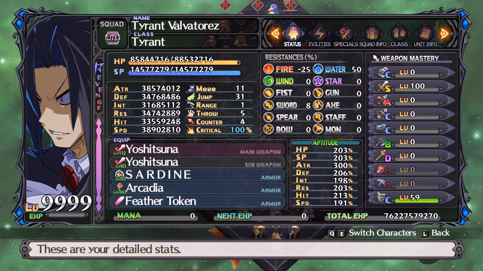 How do I level up Disgaea 5?