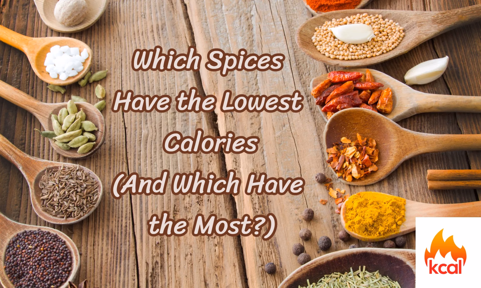 How many calories are in spices?