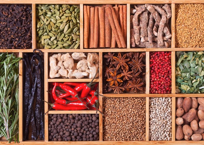 Where can I find dried herbs & spices?