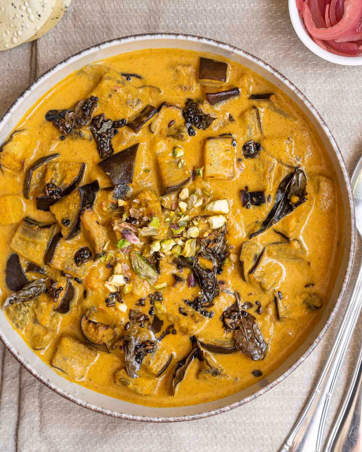 What to eat with Eggplant Curry?