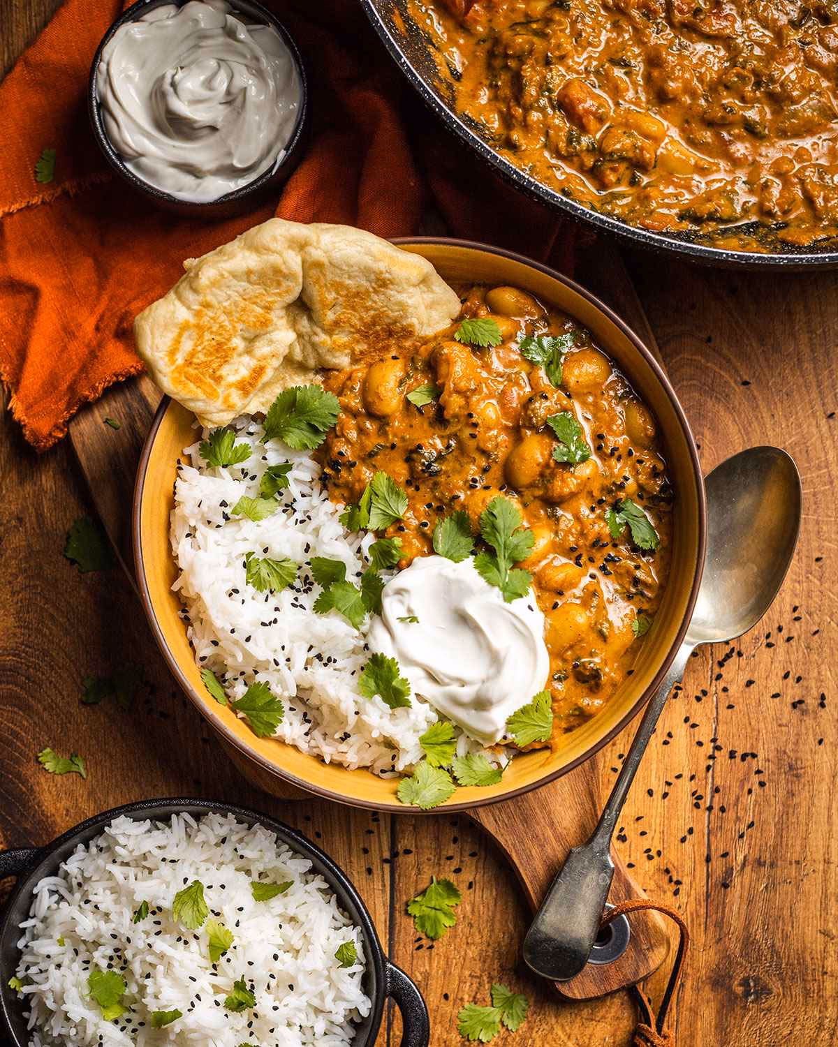 What can I add to a broad bean curry?