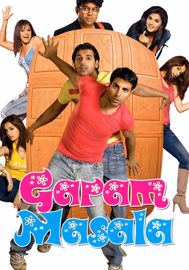 What year was garam masala filmed?