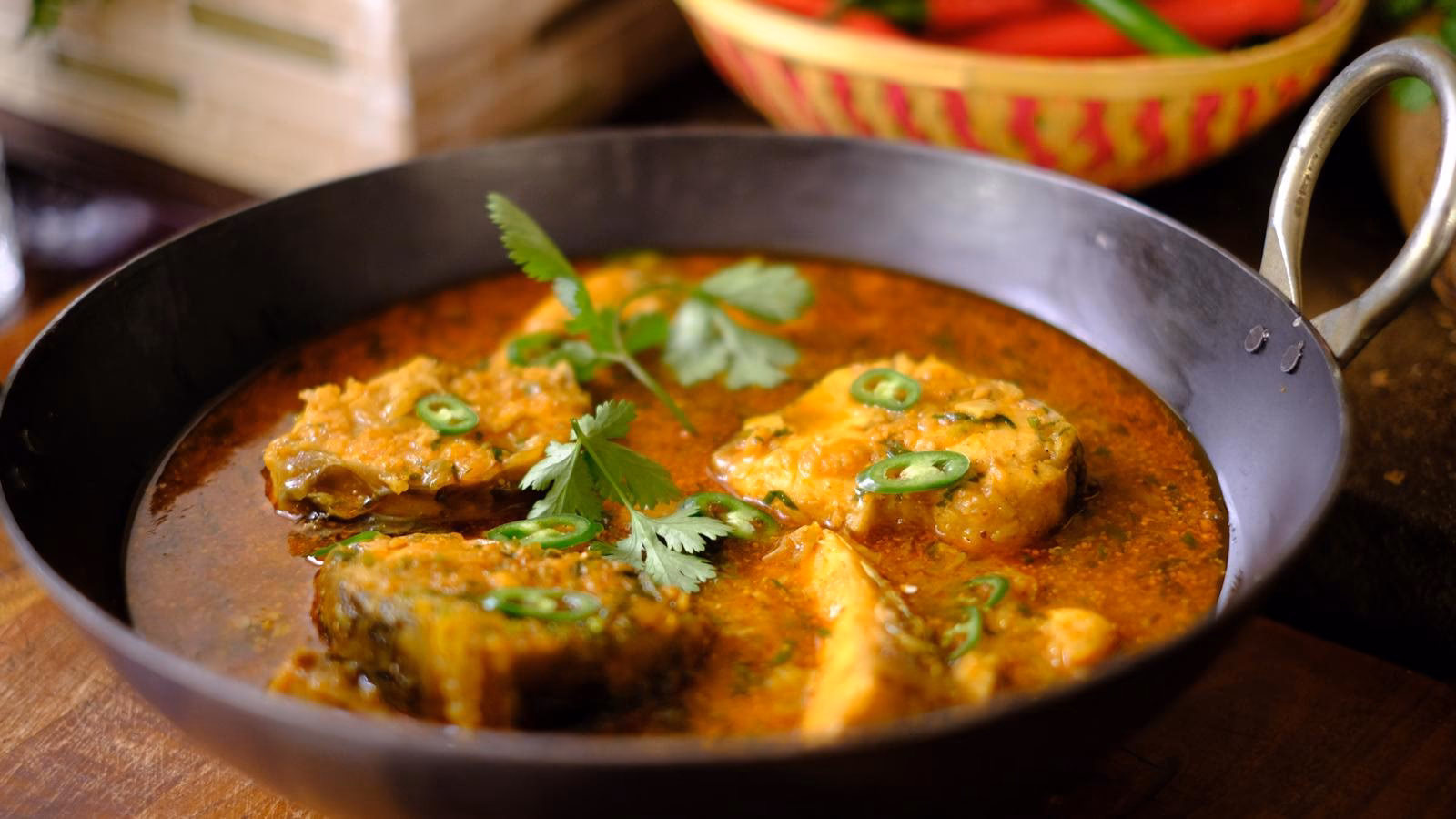 How to make low fat fish curry?
