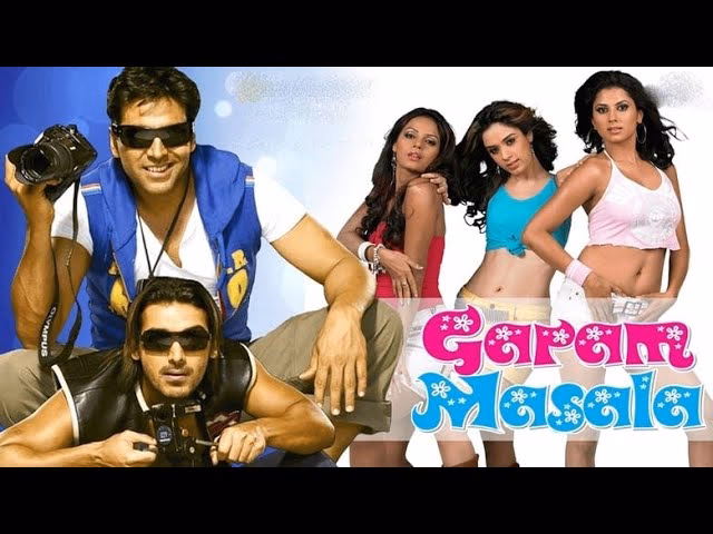 What is the Spanish language plot outline for Garam Masala (2005)?