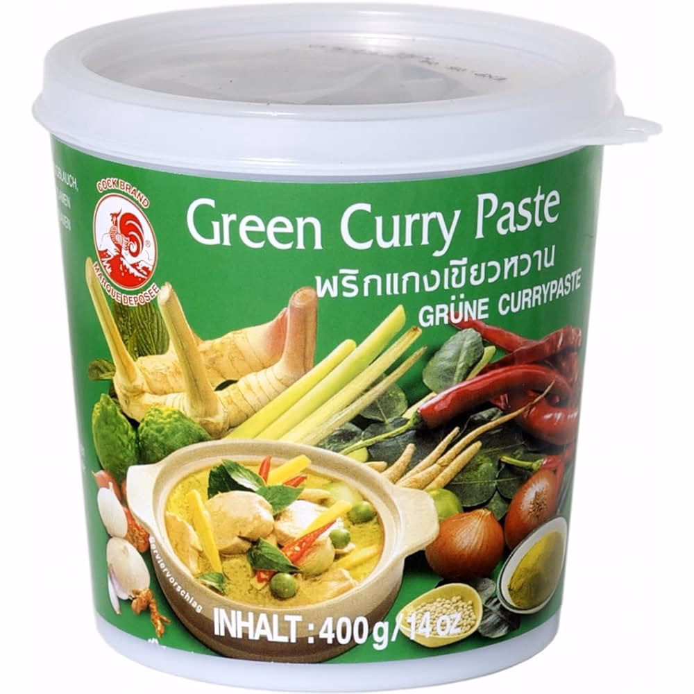 What can I cook with green curry paste?