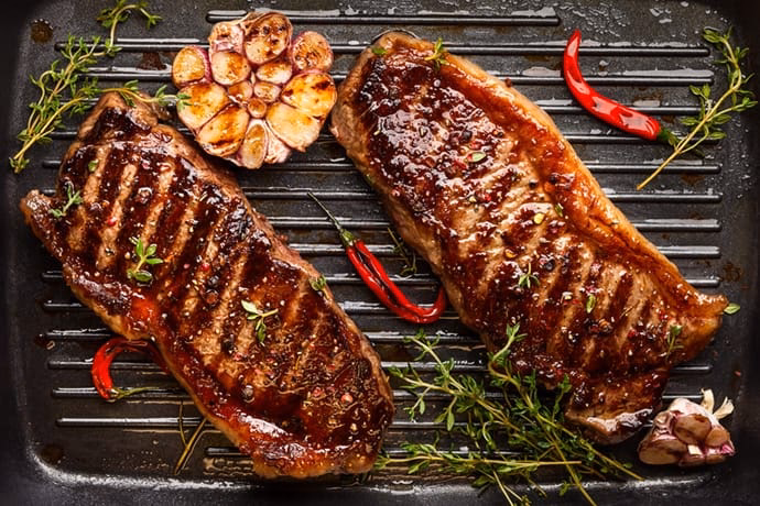 How do you cook a filet mignon on a grill?