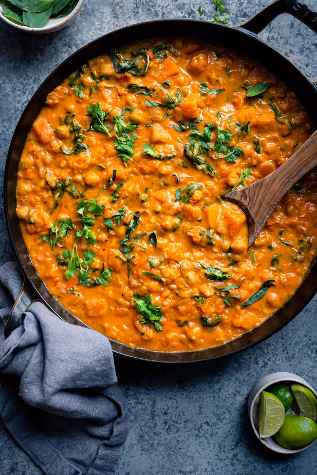 How to cook butternut squash with curry paste?